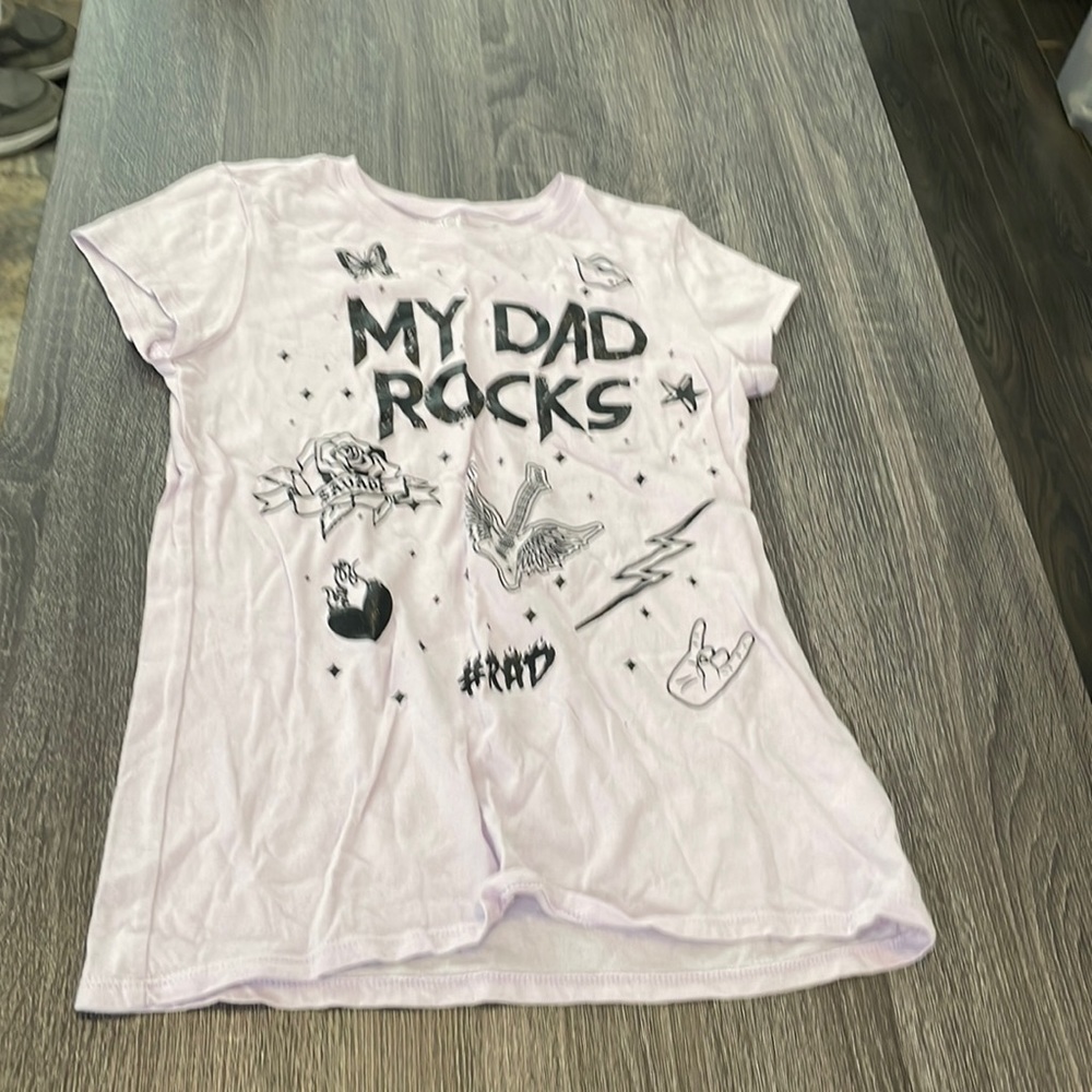 Short sleeve my dad rock shirt